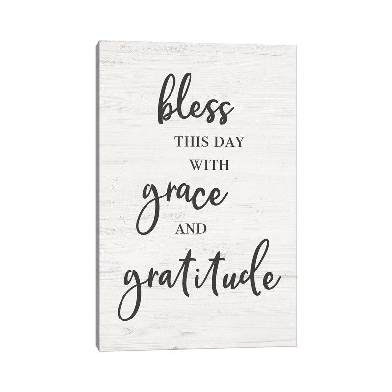 Bless This Day - Print on Canvas, Wrapped Canvas, 66.04cm H x 45.72cm W x 1.91cm D