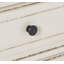 Commode à tiroirs, finition blanche antique