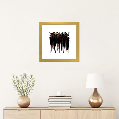 «Walking Together» par Nicholle Kobi - reproduction d'art