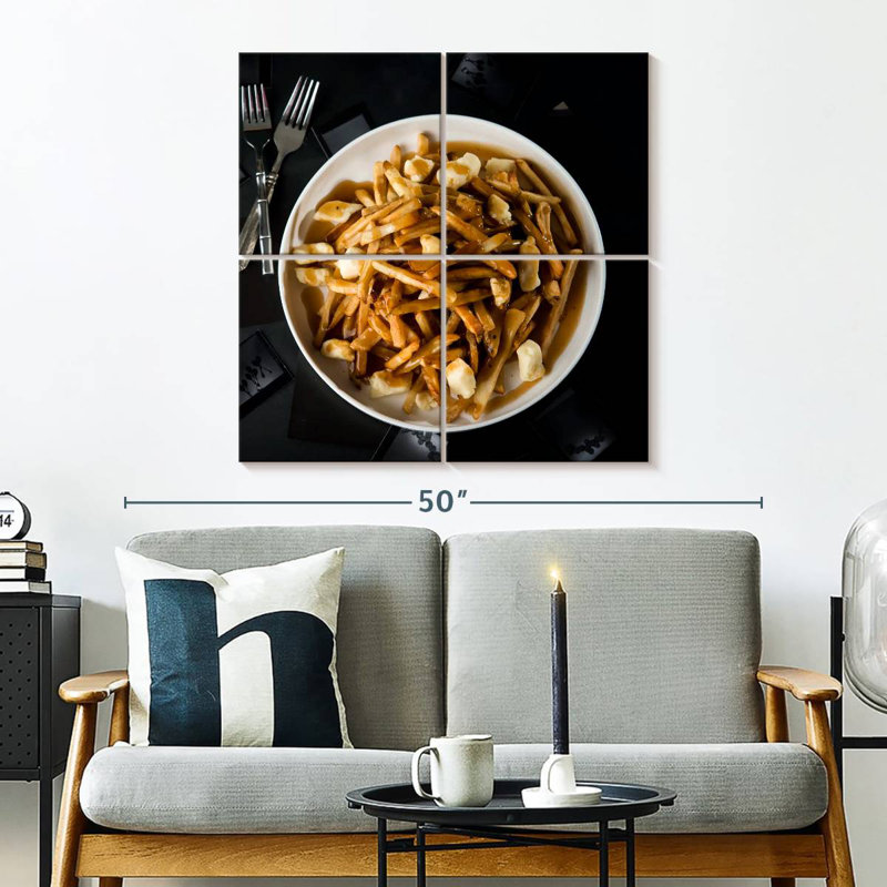 Yarlin Poutine Plate, 32" H x 32" W