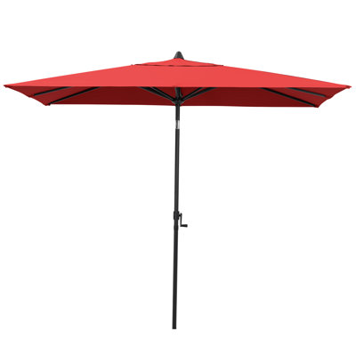 Boyland 60'' x 106'' Rectangular Market Umbrella without Weighted Base