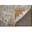 Tapis gris à motif abstrait moderne Gia-891826004
