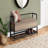 Heberling Bench, Entryway, Hallway, Storage, 42" Rectangular, Metal, Laminate, Contemporary-1460510002