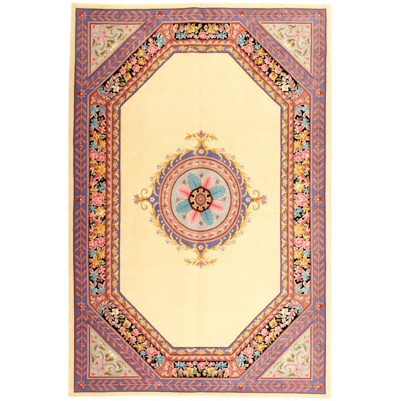  - Tapis «Versailles Beige» - Taille 6 pi 7 po x 9 pi 10 po