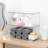 Plastic Handbag Organizer for Closet, Stackable Storage Bins for Purses, 4 Pack (Short)