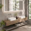 Lavabo de salle de bain rectangulaire moderne en béton 19,68 po