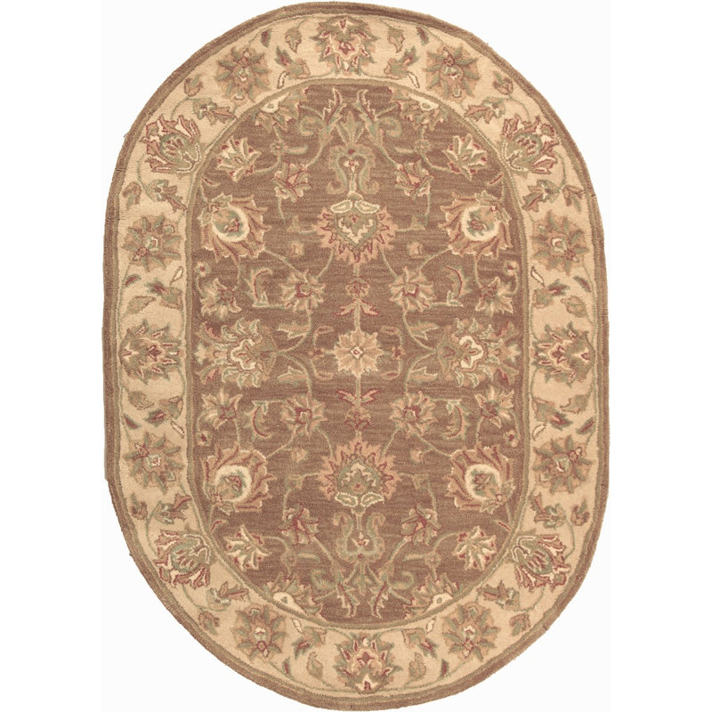 Cranmore Hand Tufted Wool Oriental Rug, Oval 7'6" x 9'6"