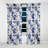 Blue Ornamental Frames Victorian Pattern II Blackout Single Curtain Panel-95458491