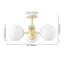 Plafonnier semi-encastré 3 lumières 23,5 po-105700988
