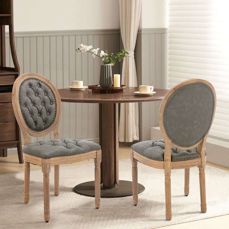 Chaise parsons à dossier Louis Louis, Vert