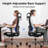 Ergonomic Office Chair with Dynamic Lumbar Support, High Back Mesh Chair with 4D Armrests & Headrest, 90°-135° Reclining Desk Chair, 380LBS Heavy Duty Computer Chair for Home Office (Black)