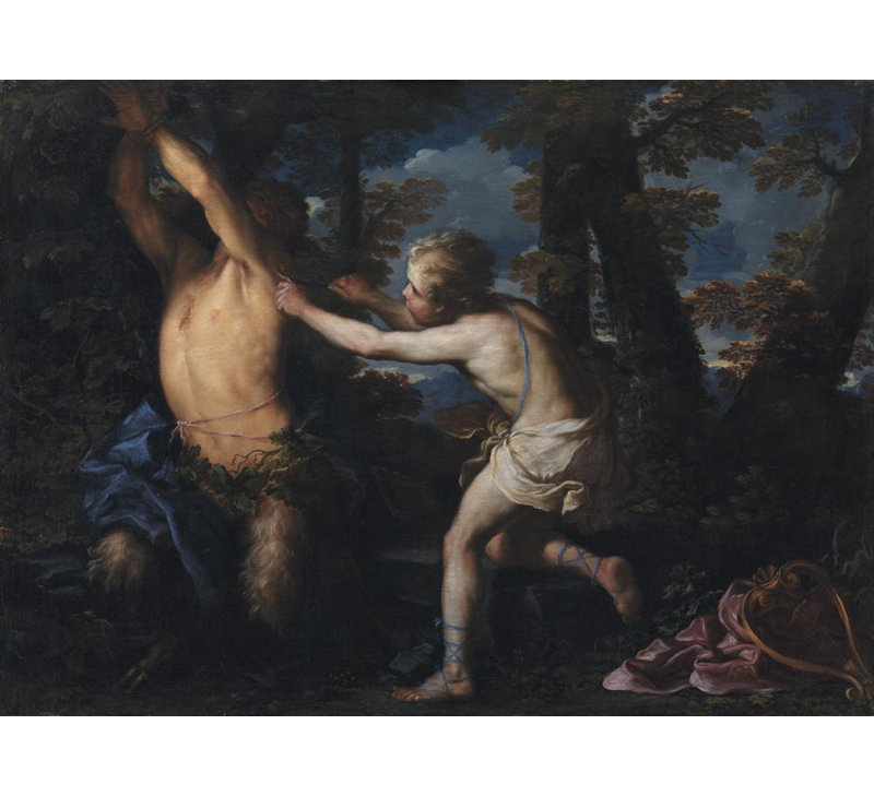 «Apollo Flying Mars» par Girolamo Troppa - Art mural sur toile tendue avec châssis, H 18 po x l 14 po