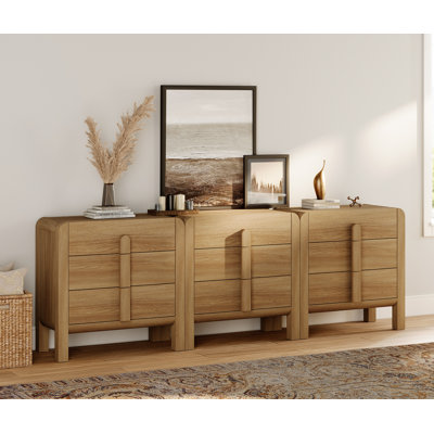 Ensemble de commode 94,5 po Ackerman Mid-Century