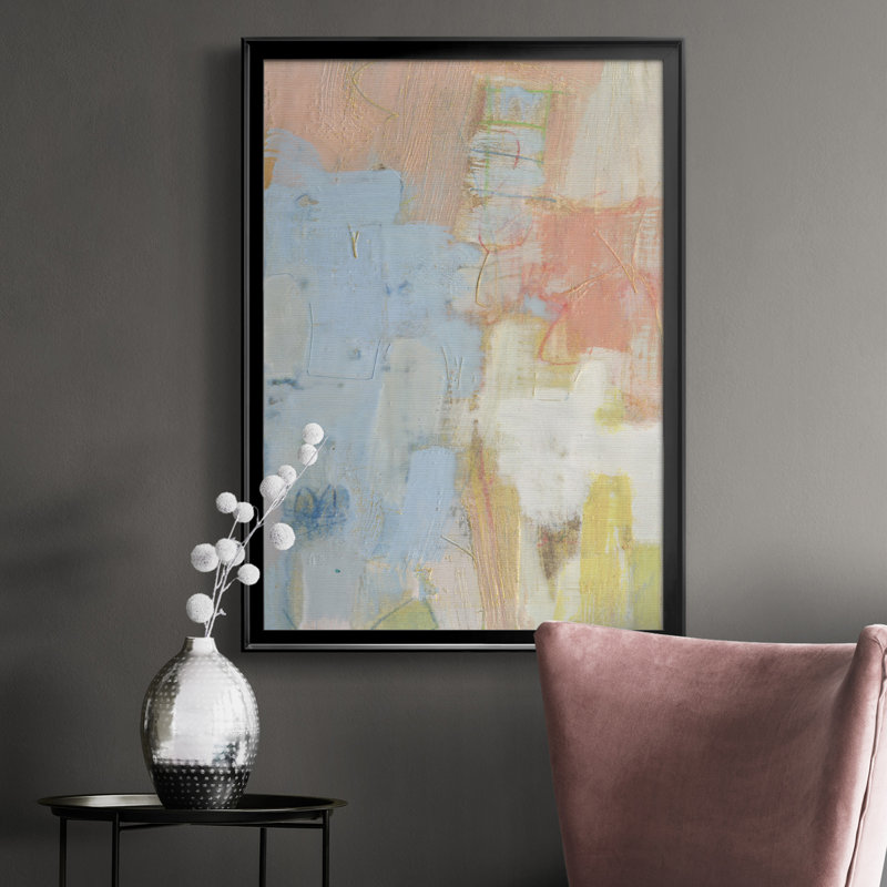 Cully I - reproduction d'art sur toile, Noir, H 24,5 po x l 18,5 po x P 1 po