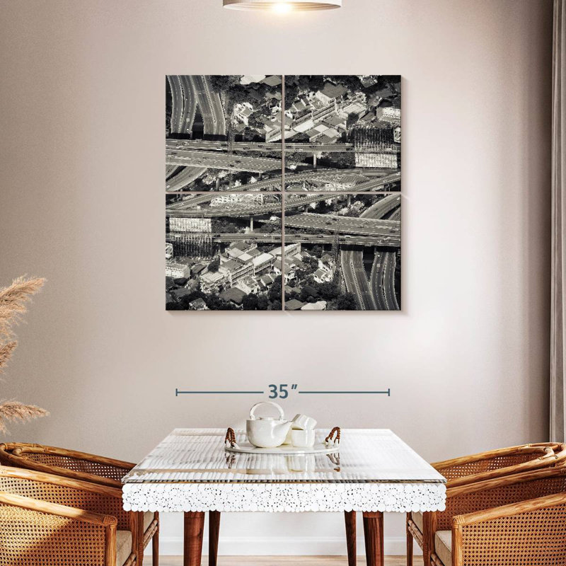 Mehar Confluence Part III, 38" H x 38" W