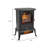 10.7'' W Black Electric Fireplace with 5118 BTU