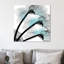 Teal Luster Cyclamen - Wrapped Canvas Print-1388454277