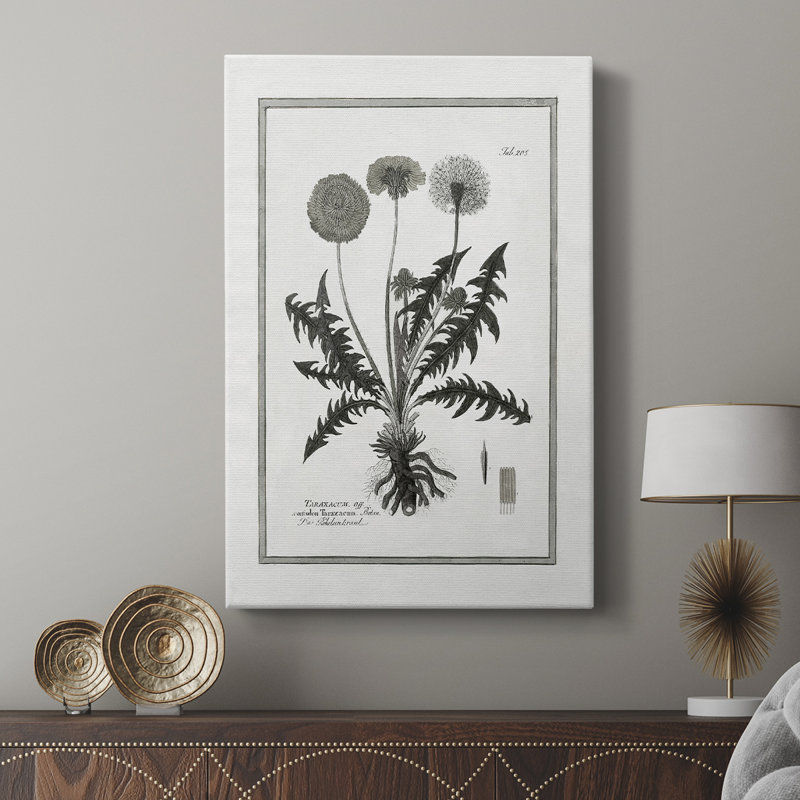 Dandelion II -Custom Wrapped Gallery Cavas, 18" H x 12" W