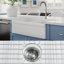 32.75" L x 19.88" W Double Basin Farmhouse Kitchen Sink with Accessories
