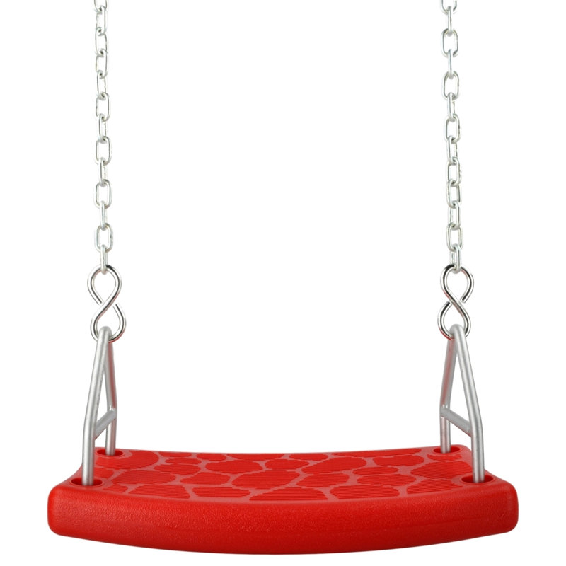 Balançoire à ceinture avec chaînes et crochets, Rouge
