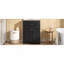 Meuble-lavabo 24 po avec lavabo en céramique intégré, armoire de salle de bain avec 2 portes, 1 tiroir basculant, meuble-lavabo simple pour petite et moyenne salle de bain, noir-525638459