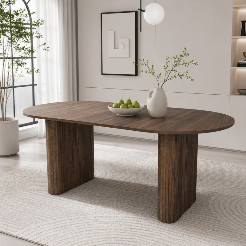 Oval Dining Table for 4-8