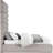 Adam Linen Textured Fabric Bed-1624041067-1624041064