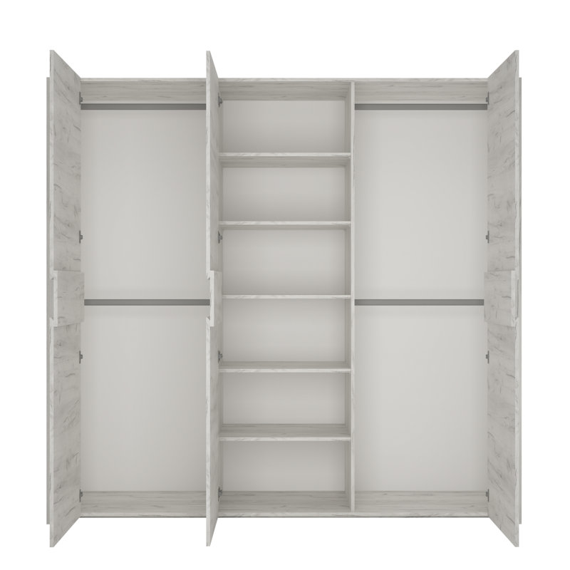 Malave 3 Door Manufactured Wood Wardrobe