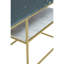 Abdulhay 130cm Glass Top Console Table