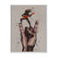 Rock and Roll Sign with Guitarist - Peinture sur toile-60159947-60159948