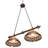 Bryne 2 - Light Mahogany Bronze Pendant
