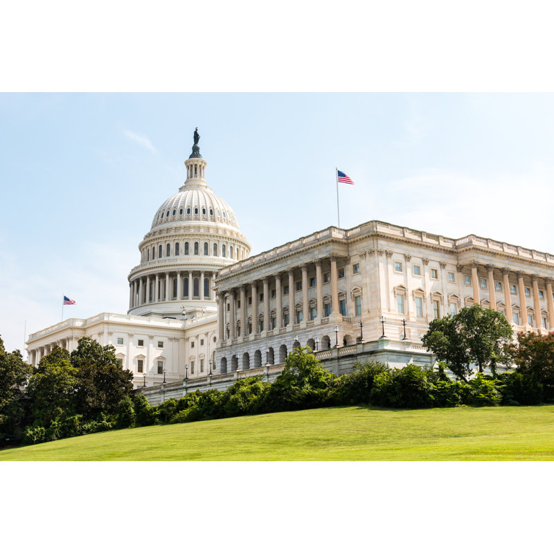 US Capitol Building - Wrapped Canvas Print, 30cm H x 46cm W