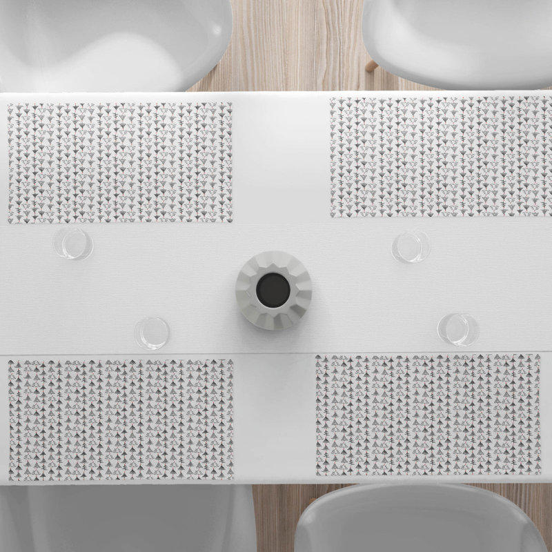 Polyester Geometric Rectangle Placemat