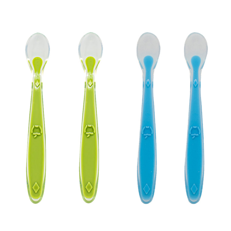 Berdie Baby Flatware, Blue/Green