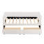 Lit de jour simple rembourré avec dossier ergonomique et 2 tiroirs-808174606