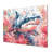 Pink Grey hunting shark watercolor II - Shark Large Wall Art-1566716005-1566716006