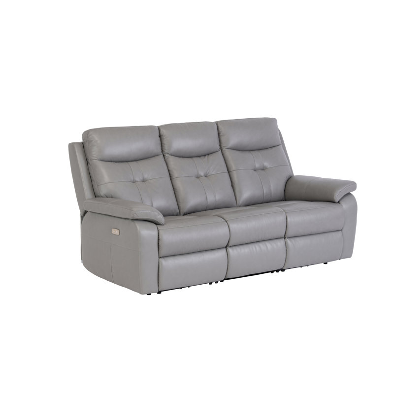 Dmaria 3 Seater Electric Reclining Sofa, Grey
