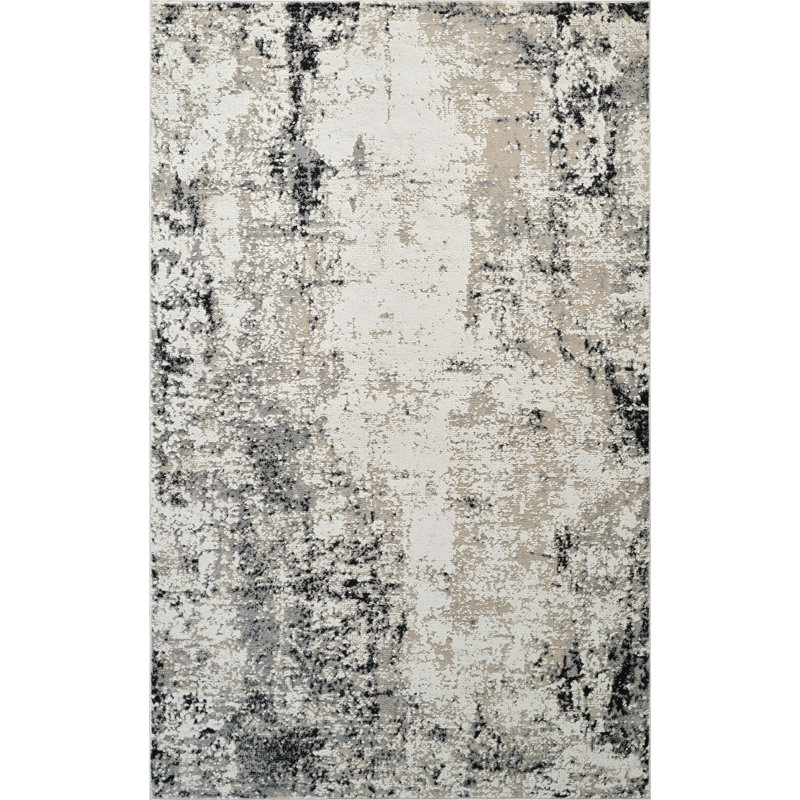 Tapis tissé à la machine Harbird, Rectangle 4 pi 3 po x 6 pi