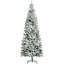 Arbre de Noël artificiel pin clair enneigé 9 pi avec branches réalistes et 1084 pointes-383393011