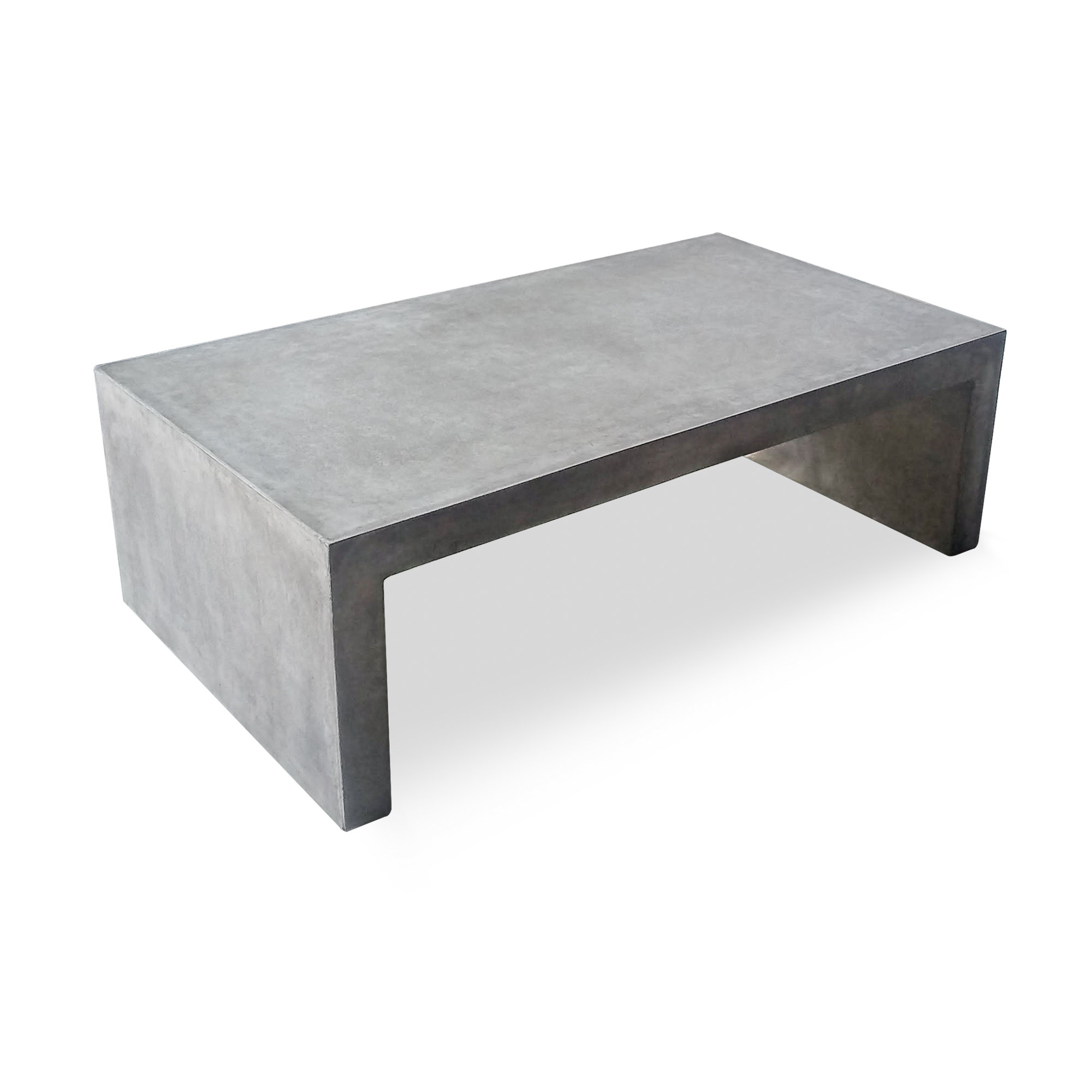 Lionel Stone Outdoor Coffee Table, 28" W x 50" L x 18" H