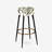 Cream And Black Zebra Harmony - Abstract Bar Stools Set Of 2