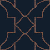 Geometric Metallic Wallpaper Double Roll