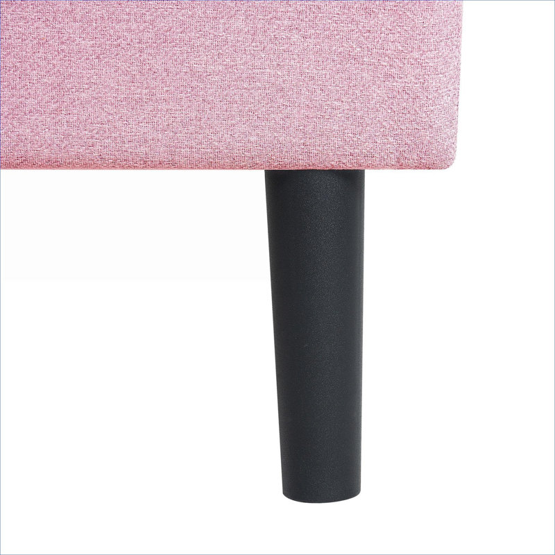 Lit plateforme tapissier de style grand lit avec tête de lit capitonnée sans lin