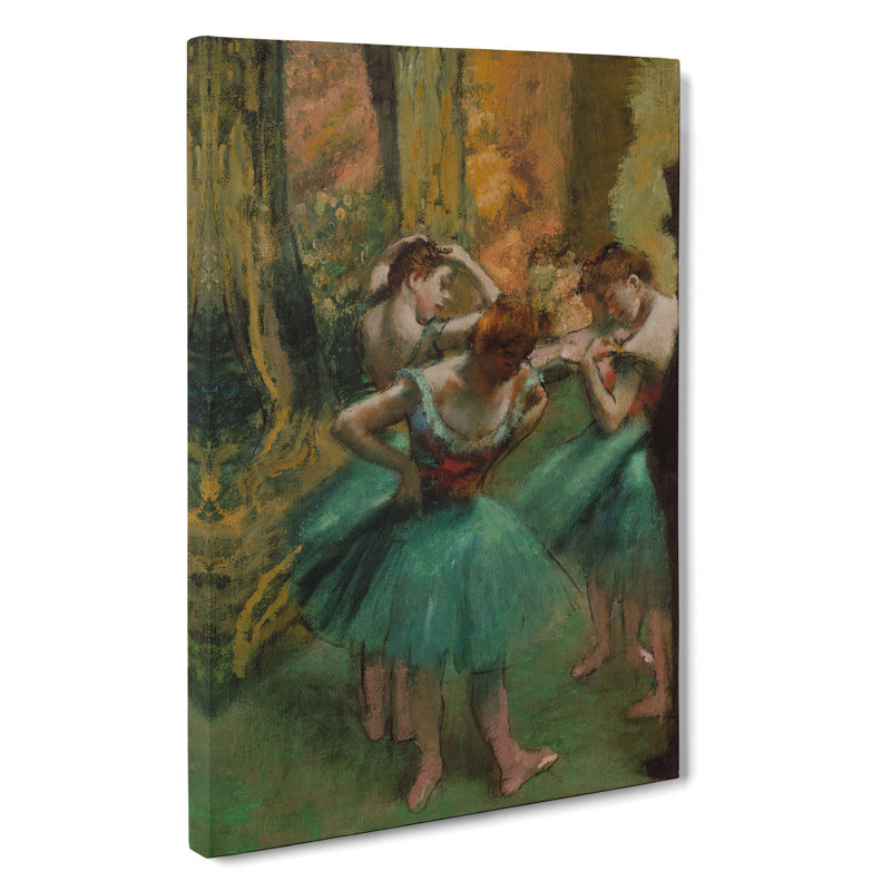 Preparing Ballet Ballerina Dancers by Edgar Degas - Wrapped Canvas, 50cm H x 35cm W x 3cm D