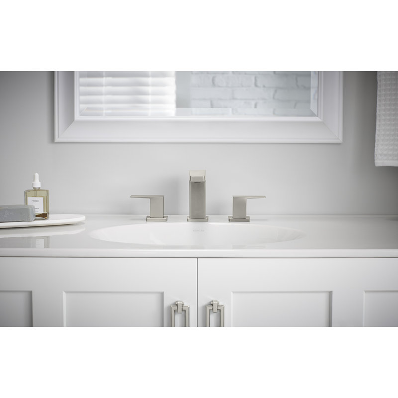 Honesty® Widespread Bathroom Faucet with Drain Assembly, Vibrant Brushed Moderne Brass