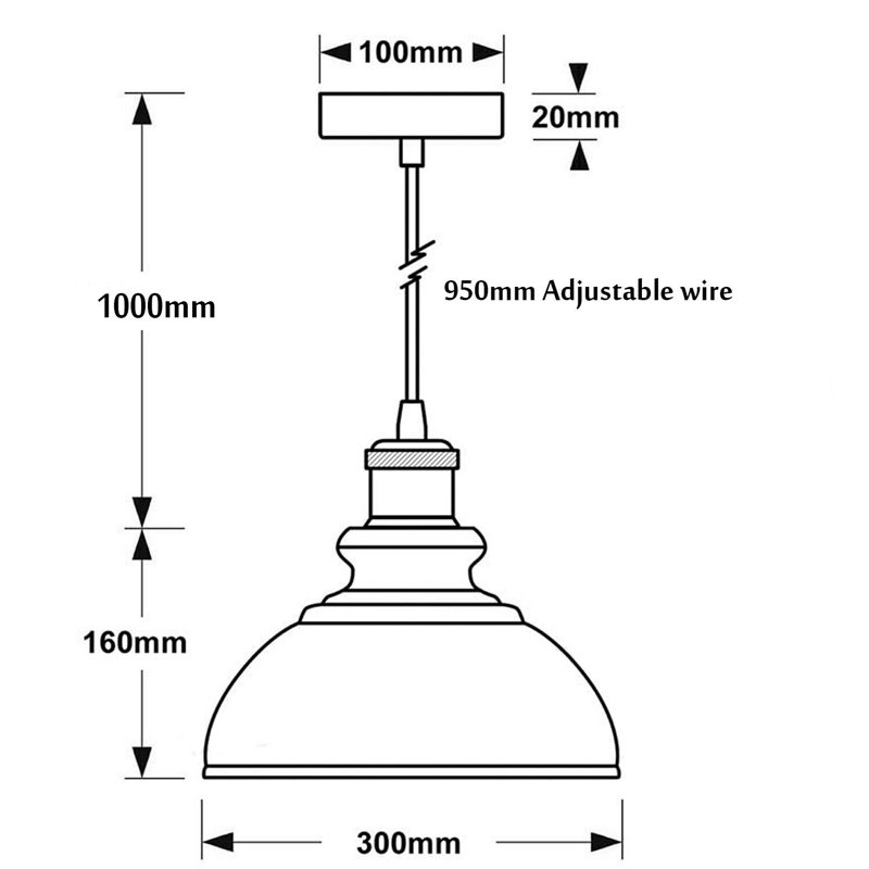 Paterson 1 - Light Pendant, Orange