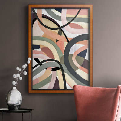 Toile encadrée Pastel Tangle II - prête à accrocher