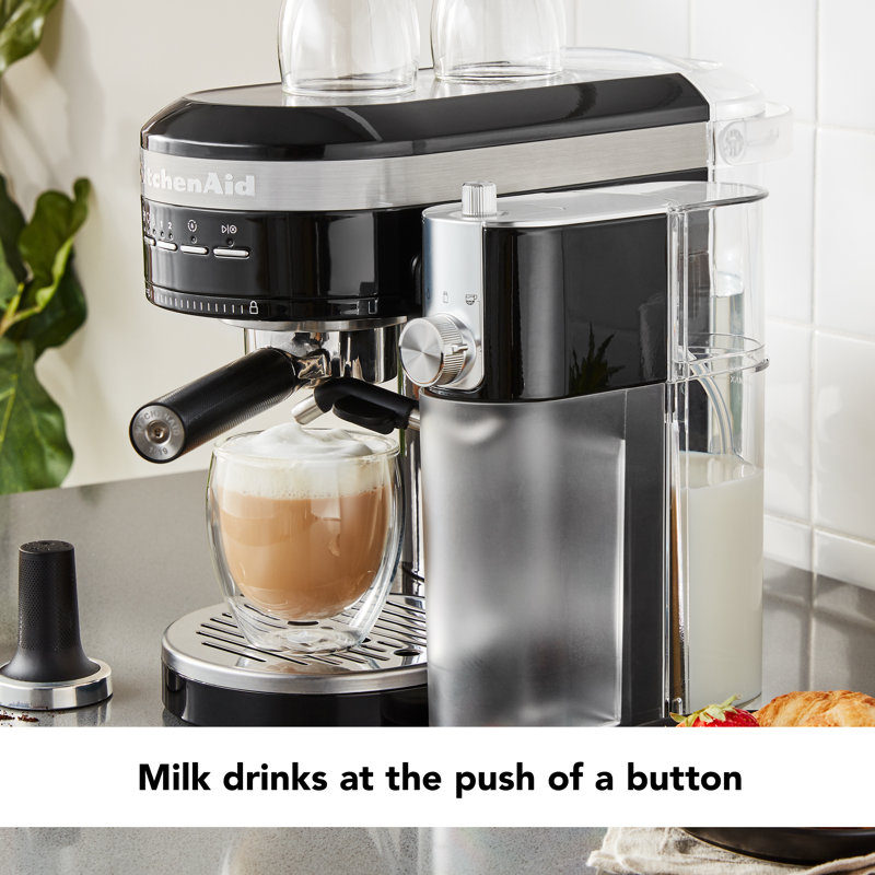 KitchenAid® Metal Automatic Milk Frother Attachment, Onyx Black
