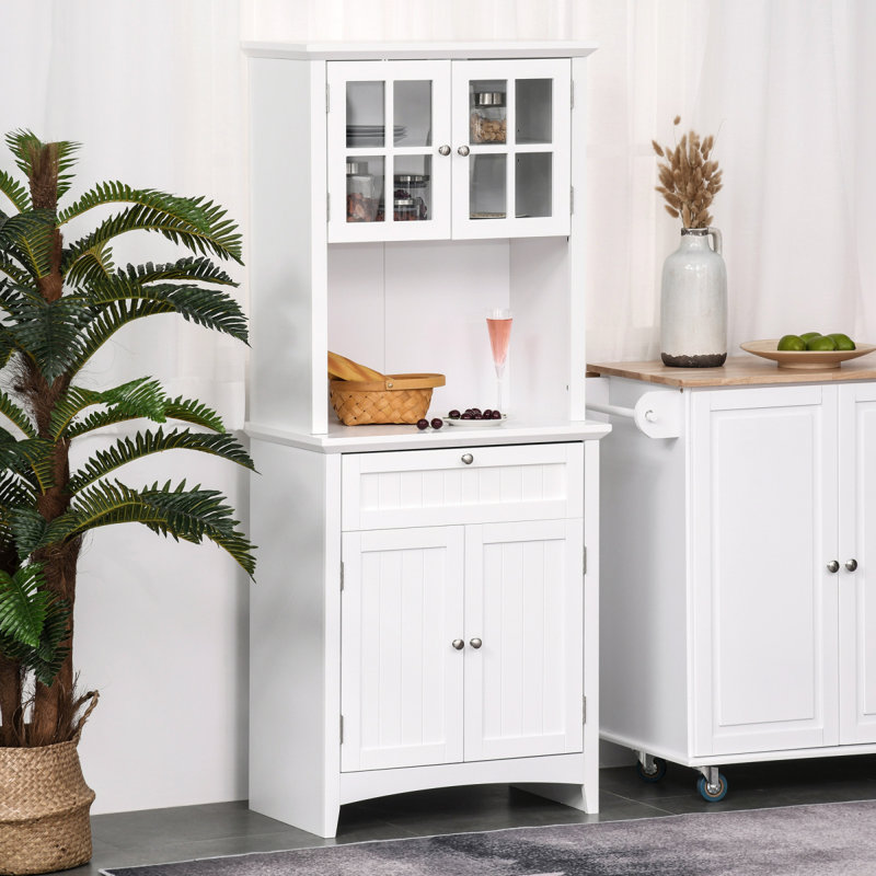Buffet, garde-manger, armoire blanche, Blanc