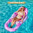 Inflatable Pool Floats Lounger with Cup Holders Foot Rest-97744162